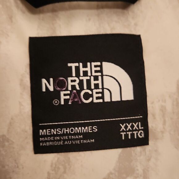 The North Face Men's White Puffer Coat Goose Down Interior Size 3XL - Picture 11 of 13